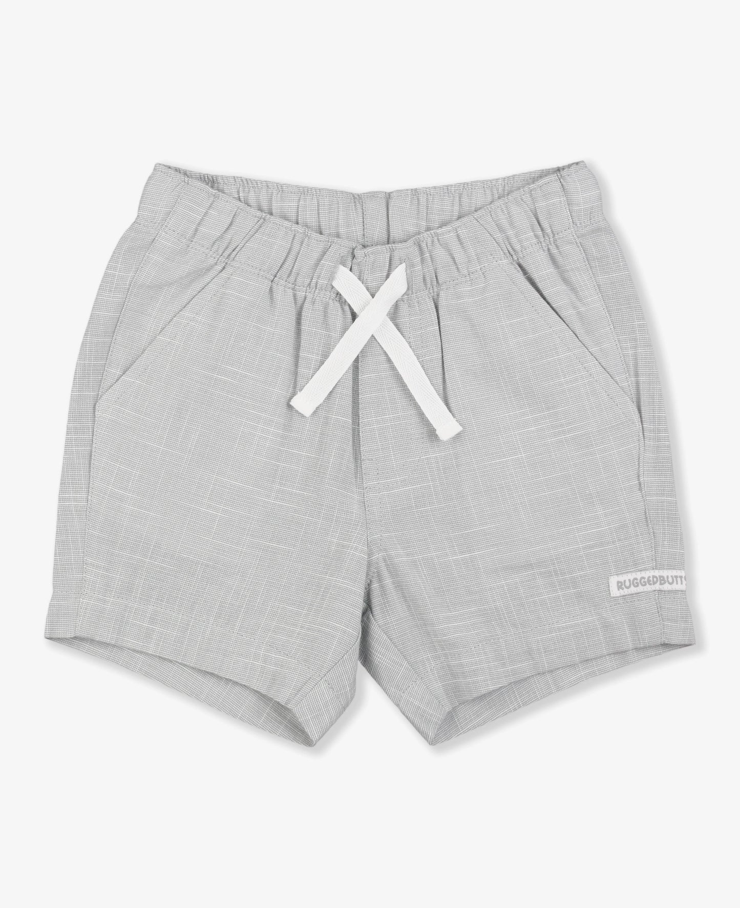 Rugged Butts Harbor Gray Pull on Shorts