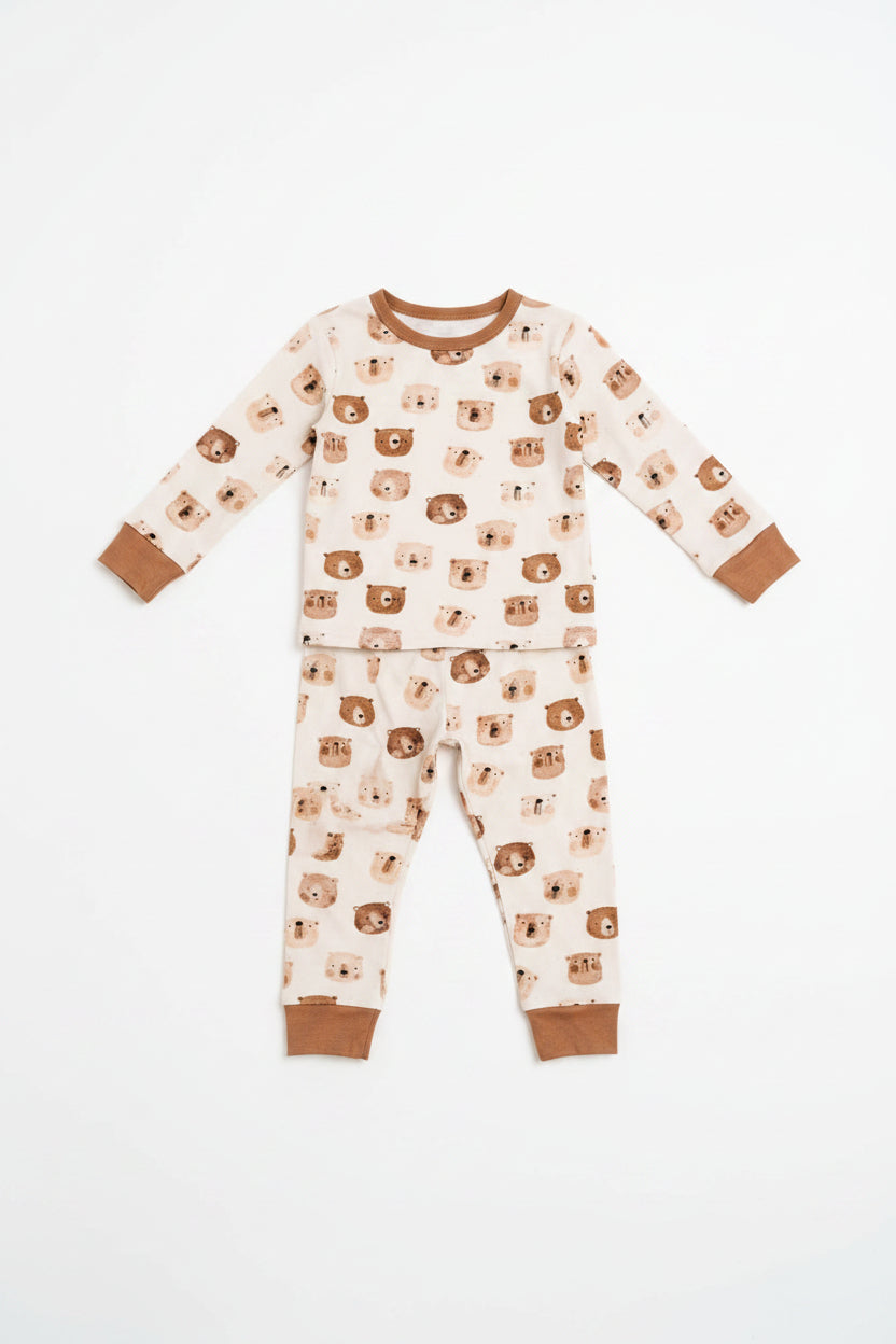 Little One Bear Bamboo Pajamas