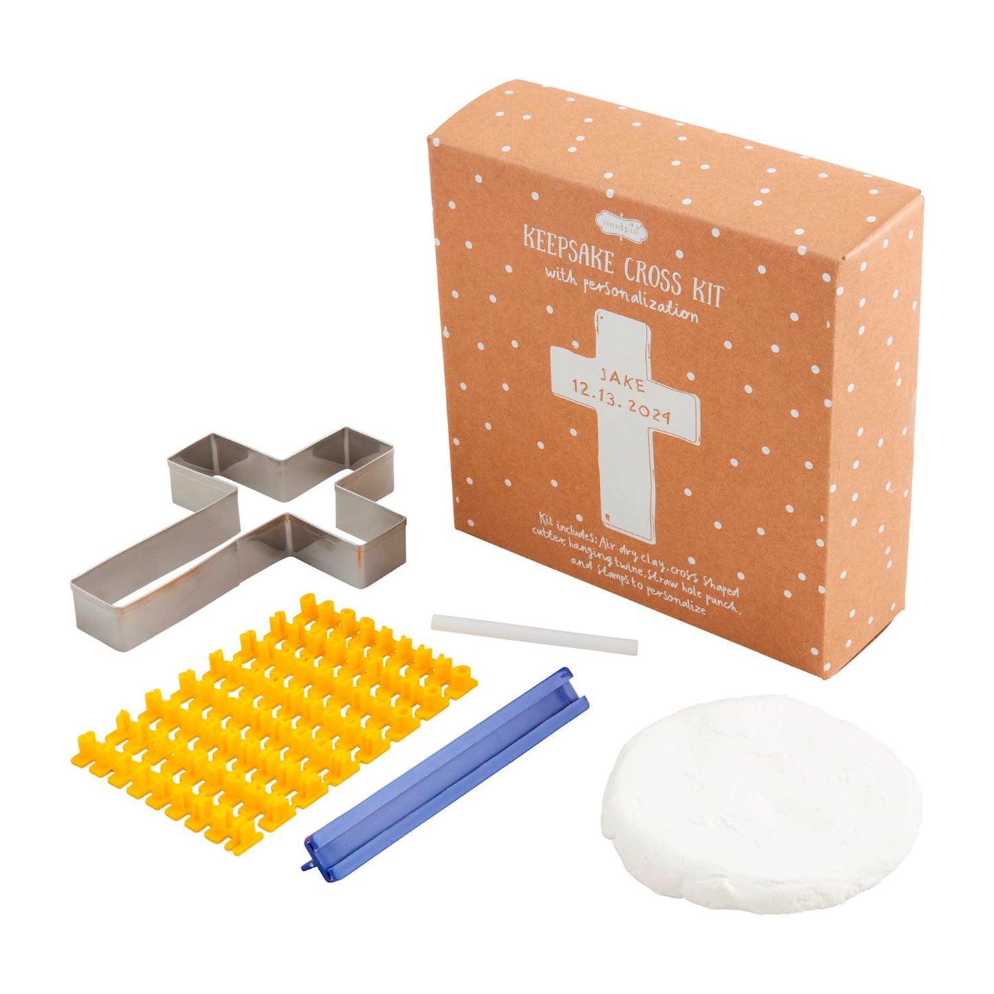 Mudpie Keepsake Cross Kit with Personalization
