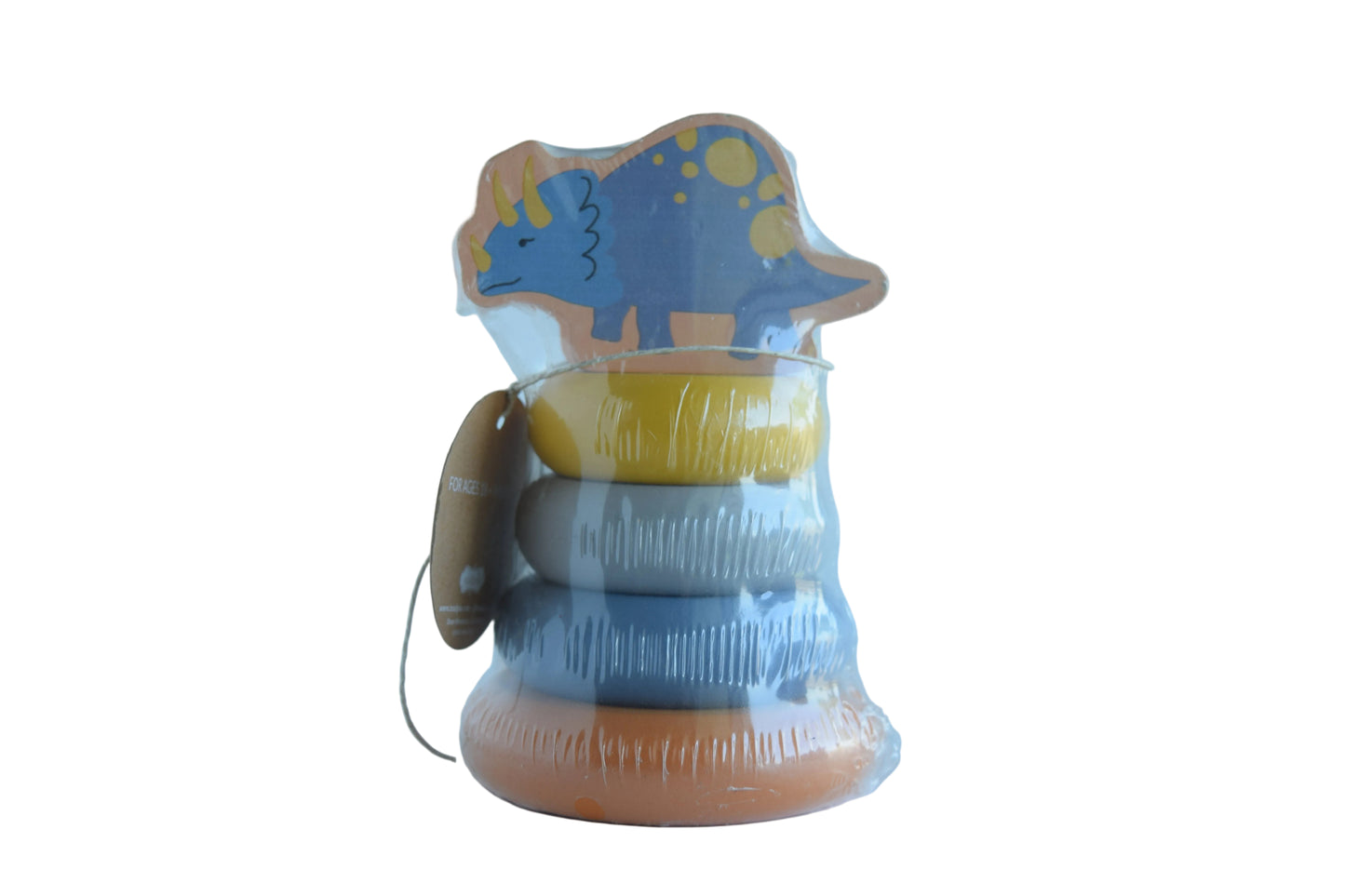 Mudpie Wooden Dinosaur Stacking Toy - Triceratop
