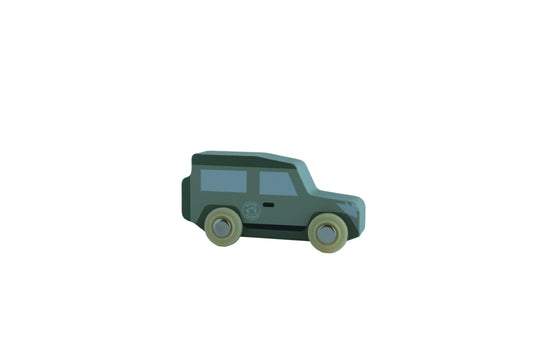 Speedy Monkey Wooden Jeep