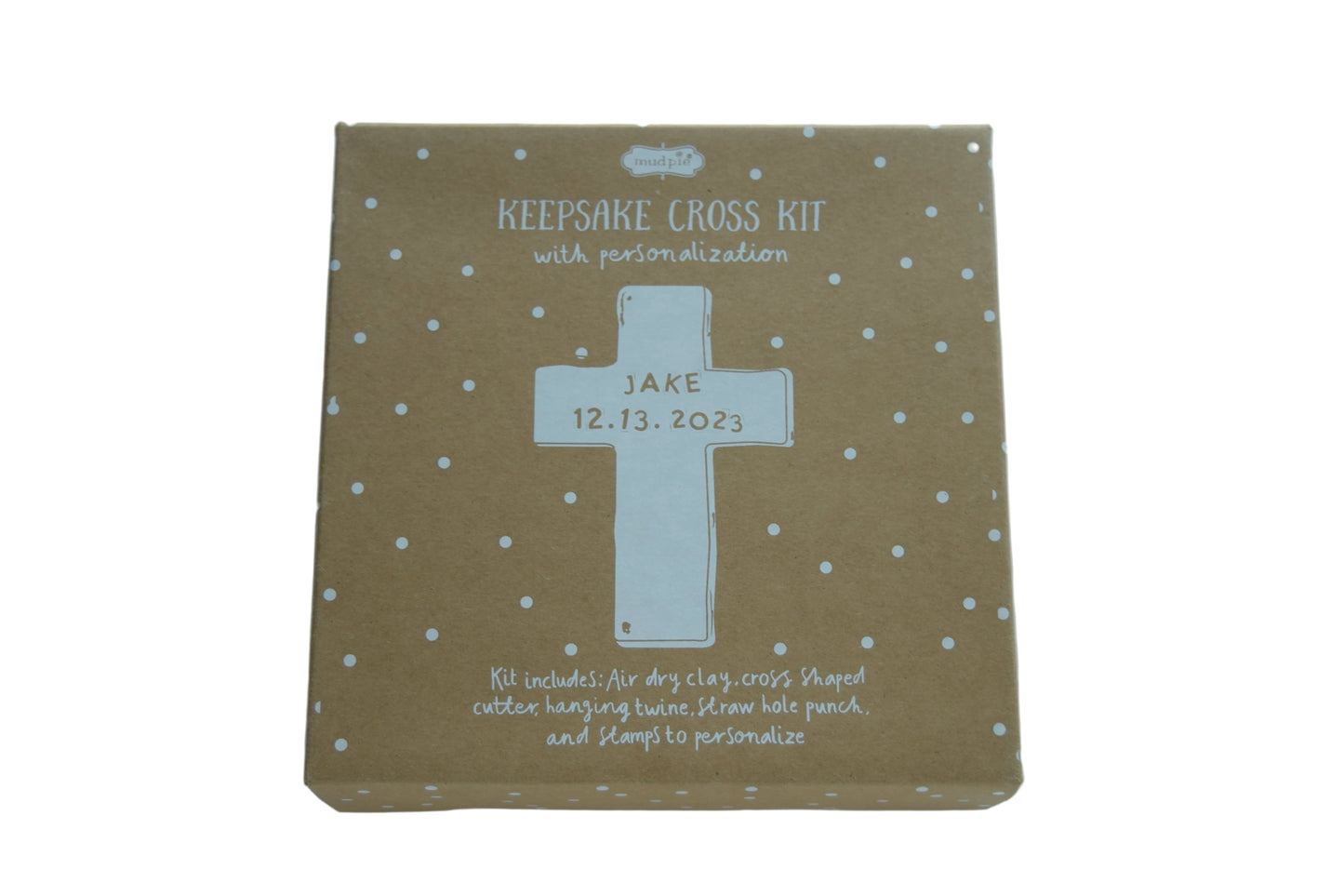 Mudpie Keepsake Cross Kit with Personalization