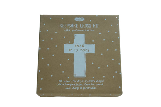 Mudpie Keepsake Cross Kit with Personalization
