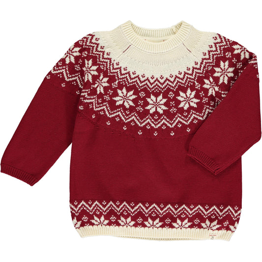 Me & Henry Fair Isle Knit Sweater