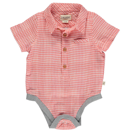 Me & Henry Helford Apricot Onesie