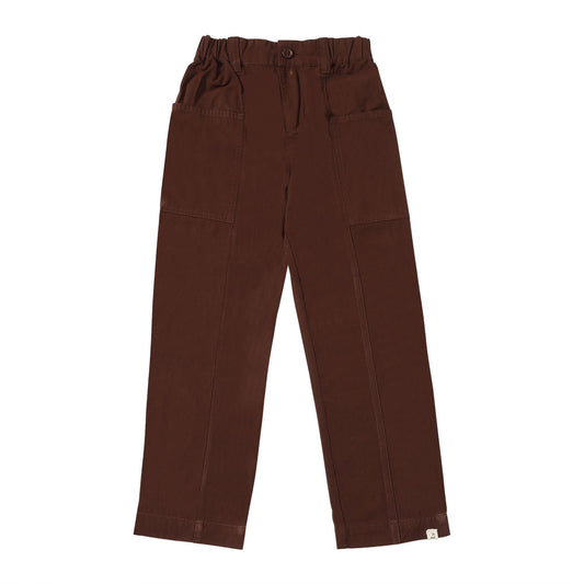 Me & Henry Chocolate Brown Utility Pants