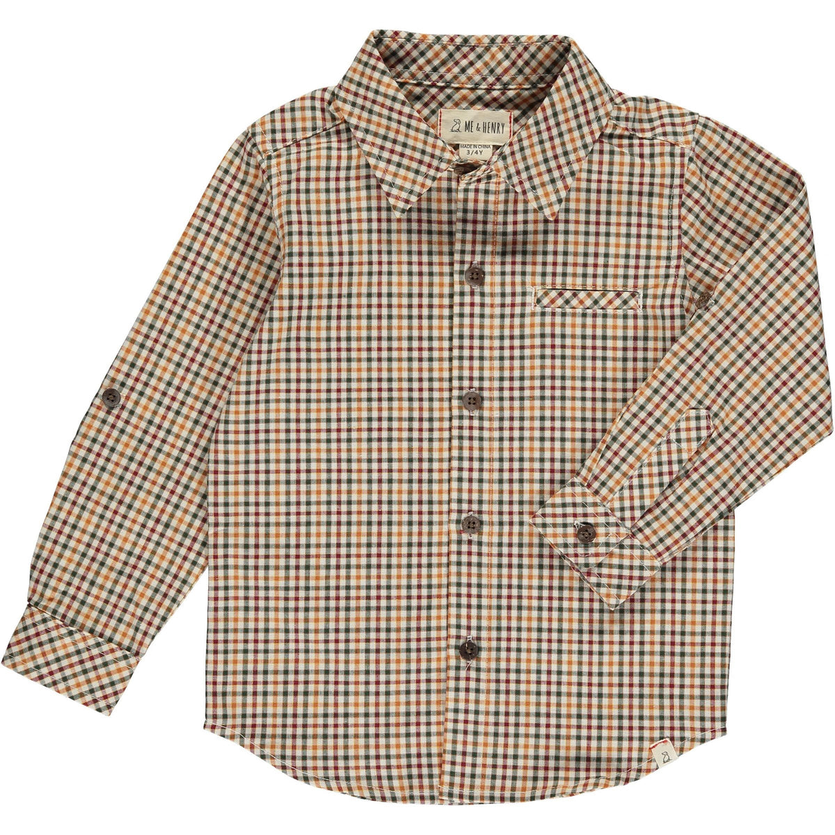 Me & Henry Harvest Plaid Button Down