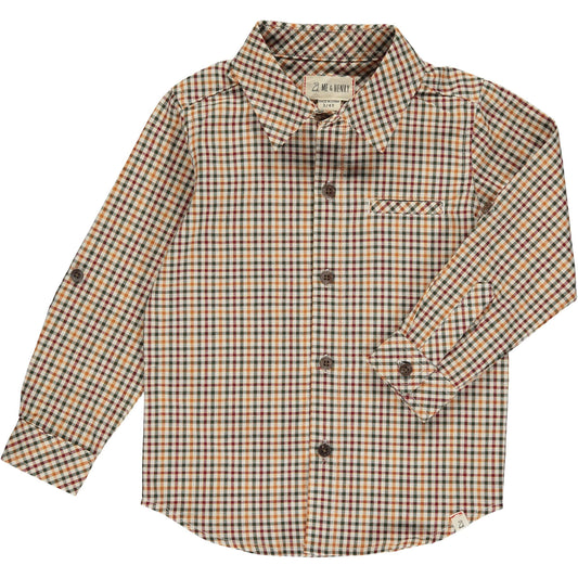 Me & Henry Harvest Plaid Button Down