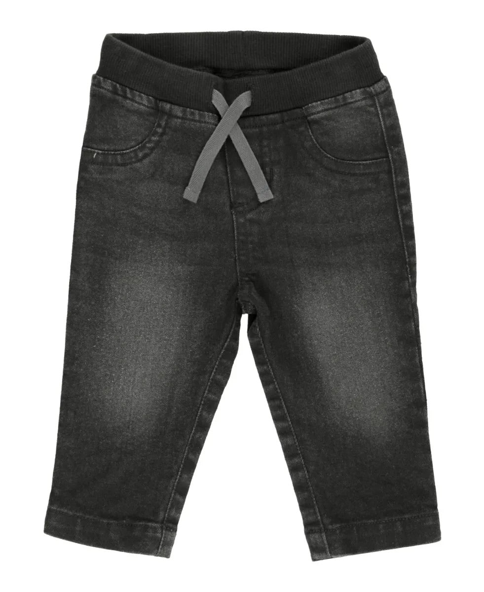 Rugged Butts Black Pull on Jean