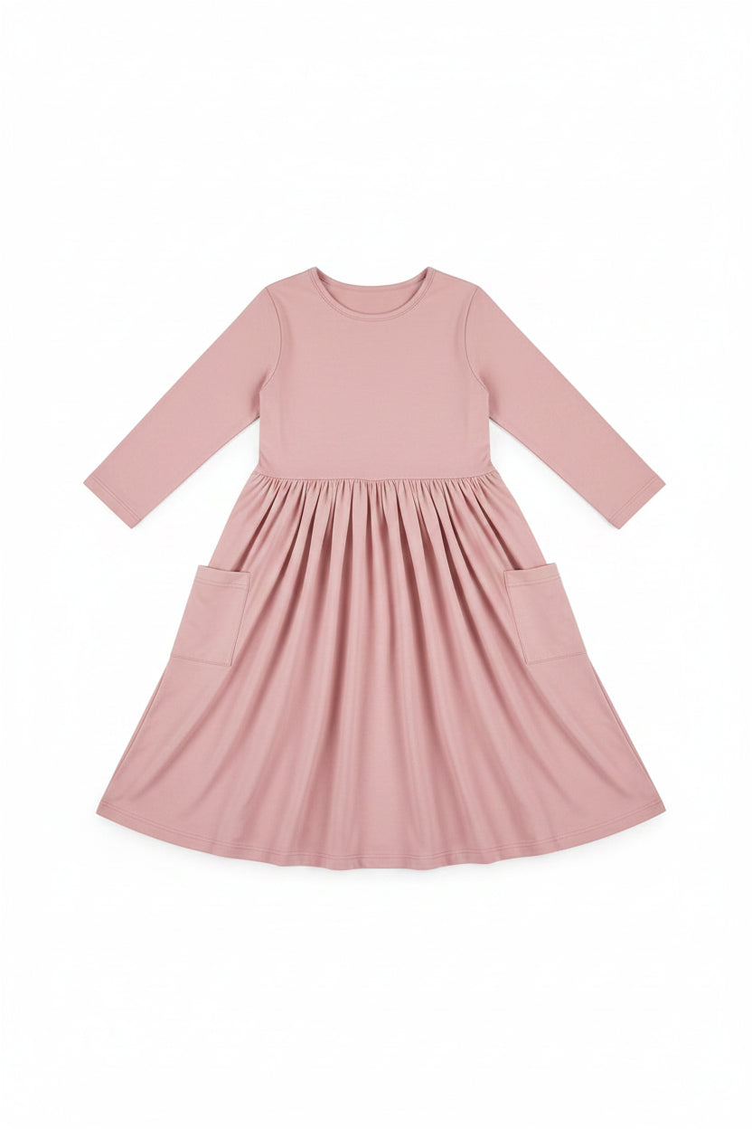 Mila & Rose Vintage Pink Twirl dress