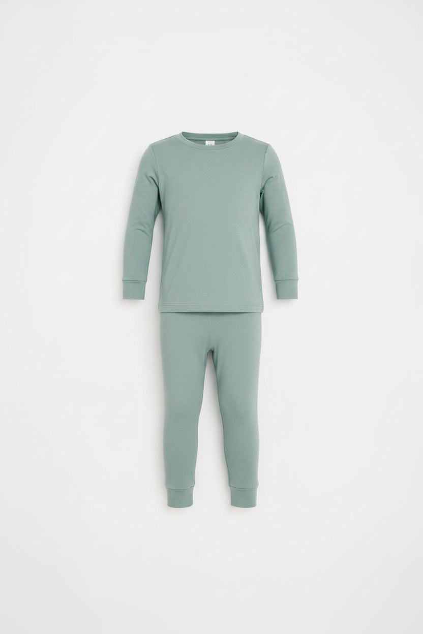 Little One Seafoam Bamboo Pajama