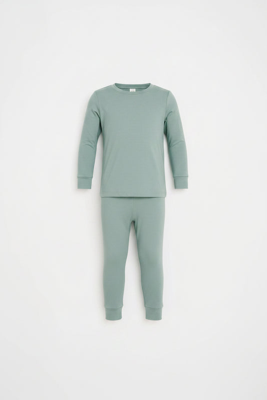 Little One Seafoam Bamboo Pajama
