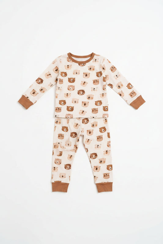 Little One Bear Bamboo Pajamas