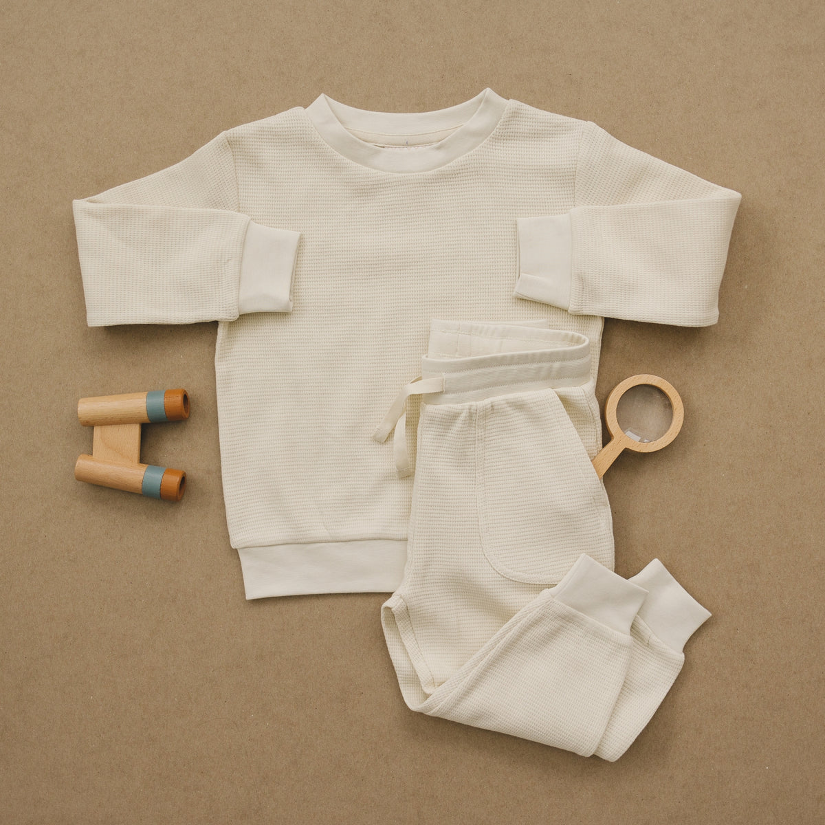 Henry Drew Frost Waffle Knit Lounge Set