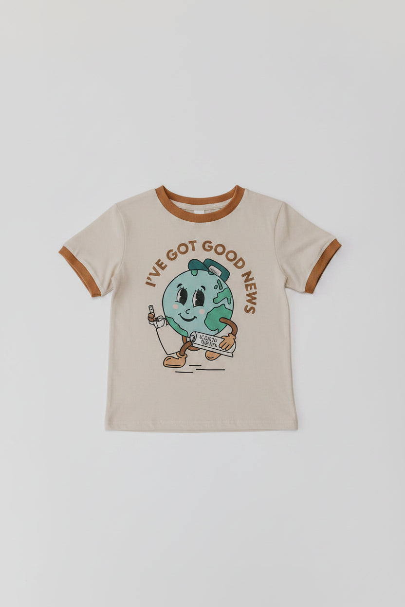Little & Brave Good News T-shirt