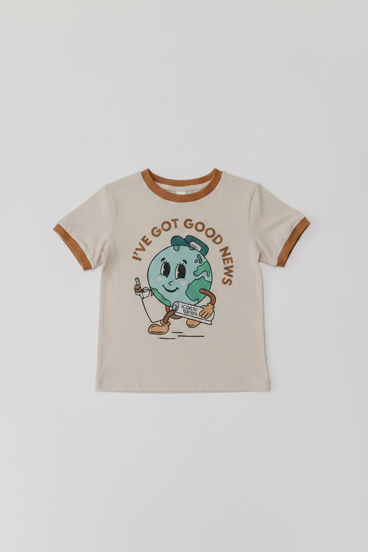 Little & Brave Good News T-shirt