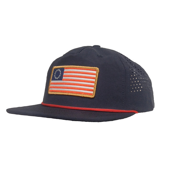 Fieldstone Vintage Betsy Flag Rope Hat