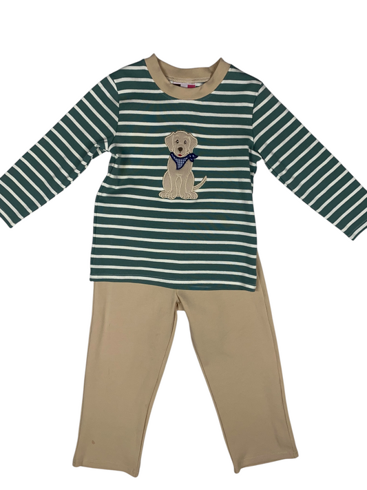 Banana Split Dapper Pup Pant Set