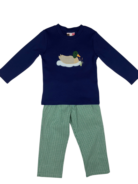 Banana Split Mallard Duck Pant Set