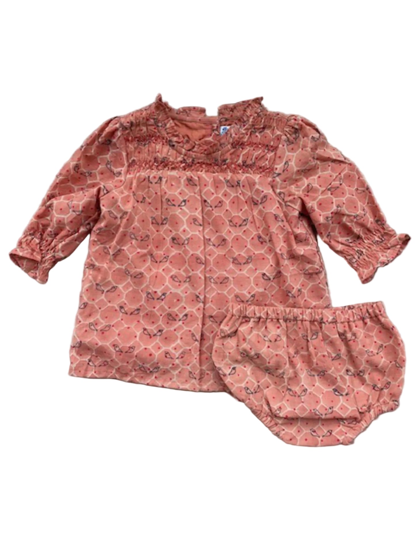 Poppet Smocked Bloomer Set