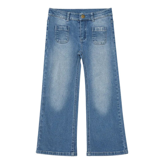 Vignette Vintage Wash Wide-Leg Jeans